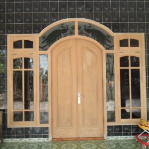 Set Pintu Lengkung dan Jendela Minimalis